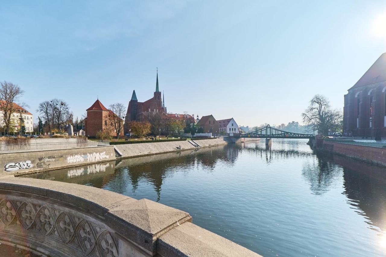 Eleganckie Studia Wyspa Slodowa By Noclegi Renters Wrocław Kültér fotó